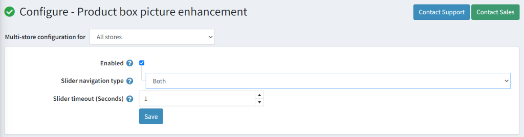 product box picture enhancement configure